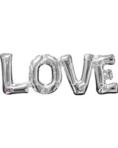 CONSUMER INFLATED PHRASE LOVE SILVER 25" (PKG)(D) sale
