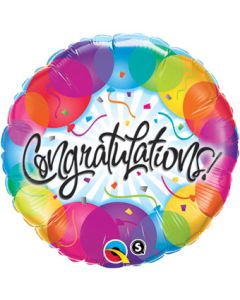 18C CONGRATULATIONS BALLOONS (D) sale