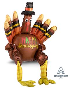 LRG SHP SITTING TURKEY 26" (MULTI)(PKG) AIR FILL (D) sale