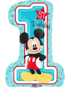 LRG SHP HB MICKEY 1ST BIRTHDAY 28" (PKG)(D) sale