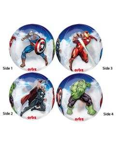 ORBZ AVENGERS ANIMATED CLEAR FILM 16" (PKG)