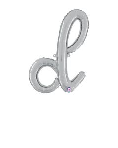 MIN SHP LETTER SCRIPT D SILVER MEGALOON JR.(VALVED)(24")(PKG