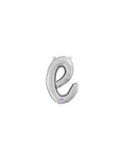 MIN SHP LETTER SCRIPT E SILVER MEGALOON JR.(VALVED)(14")(PKG