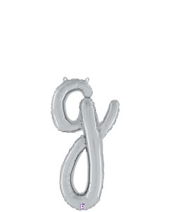 MIN SHP LETTER SCRIPT G SILVER MEGALOON JR.(VALVED)(24")(PKG