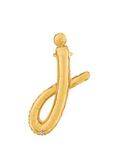 MIN SHP LETTER SCRIPT J GOLD MEGALOON JR.(VALVED)(24")(PKG)