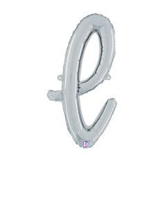 MIN SHP LETTER SCRIPT L SILVER MEGALOON JR.(VALVED)(24")(PKG
