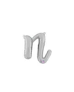MIN SHP LETTER SCRIPT N SILVER MEGALOON JR.(VALVED)(14")(PKG