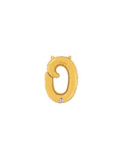 MIN SHP LETTER SCRIPT O GOLD MEGALOON JR.(VALVED)(14")(PKG)