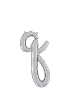 MIN SHP LETTER SCRIPT Q SILVER MEGALOON JR.(VALVED)(24")(PKG