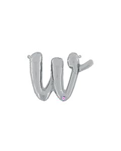 MIN SHP LETTER SCRIPT W SILVER MEGALOON JR.(VALVED)(14")(PKG