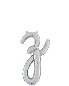 MIN SHP LETTER SCRIPT Z SILVER MEGALOON JR.(VALVED)(24")(PKG
