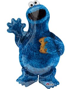 LRG SHP COOKIE MONSTER FULL BODY 35" (PKG)