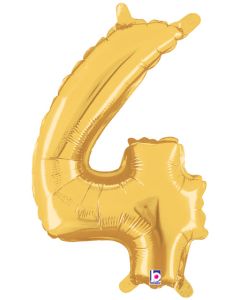 MIN SHP NUMBER 4 GOLD MEGALOON JR.(VALVED)(14")(PKG)