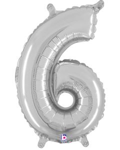 MIN SHP NUMBER 6 SILVER MEGALOON JR. (VALVED) (14")