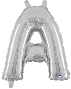 MIN SHP LETTER A SILVER MEGALOON JR.(VALVED)(14")(PKG)
