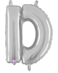 MIN SHP LETTER D SILVER MEGALOON JR.(VALVED)(14")(PKG)