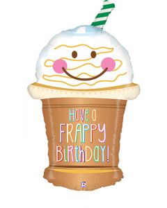 LRG SHP HB FRAPPY BIRTHDAY 32"