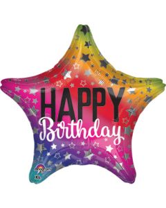 19S HAPPY BIRTHDAY RAINBOW (PKG)