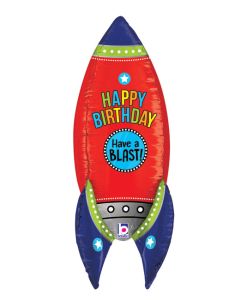 LRG SHP DIMENSIONALS BLASTING HB ROCKET 33" (PKG)(D) sale