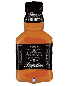 LRG SHP HB AGED TO PERFECTION WHISKEY BOTTLE 34"