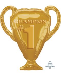 LRG SHP GOLD TROPHY #1 CHAMPION 28" (PKG)