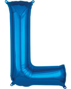 LRG SHP LETTER L BLUE ANAGRAM 32" (PKG)(D) sale