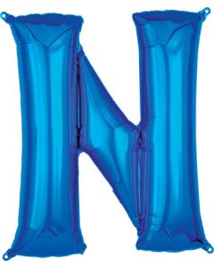 LRG SHP LETTER N BLUE ANAGRAM 32" (PKG)(D) sale