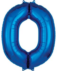 LRG SHP LETTER O BLUE ANAGRAM 33" (PKG)(D)