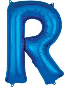 LRG SHP LETTER R BLUE ANAGRAM 32" (PKG)(D)