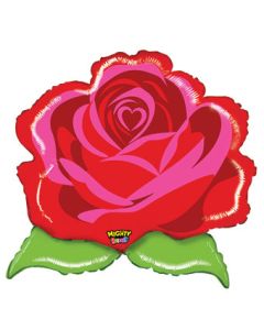 LRG SHP MIGHTY BRIGHT RED ROSE 29"(D)