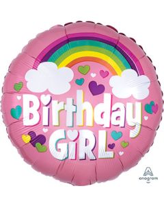 18C BIRTHDAY GIRL RAINBOW FUN