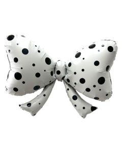 LRG SHP BOW POLKA DOT PRINTED 40" (PKG)