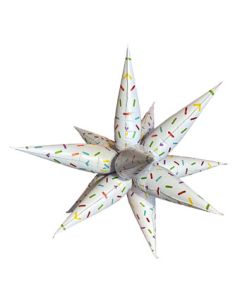 LRG SHP STARBURST SPRINKLES 40" (MULTI-BALLOON)(POLY)(BAG 1)