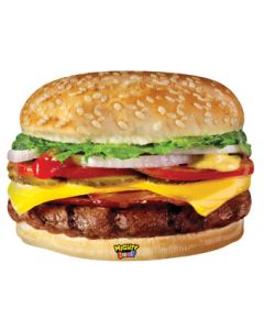 LRG SHP MIGHTY BRIGHT CHEESEBURGER 27" (PKG)