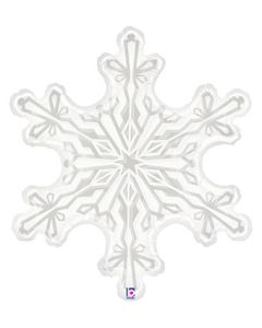 LRG SHP SNOWFLAKE CLEAR 31" (PKG)(D)