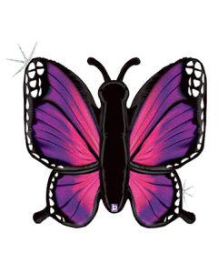 LRG SHP RADIANT BUTTERFLY PINK (HOLO) 46" (PKG)