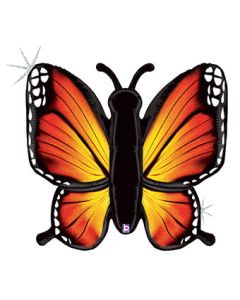 LRG SHP RADIANT BUTTERFLY ORANGE (HOLO) 46" (PKG)