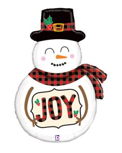 LRG SHP PLAID SNOWMAN 39" (D) sale