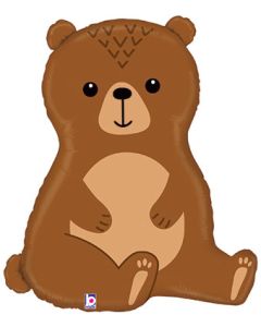 LRG SHP WOODLAND BEAR 34" (PKG)