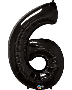 LRG SHP NUMBER 6 BLACK QUALATEX 42" (PKG)(D) sale