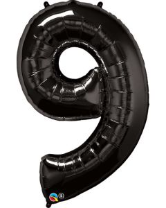 LRG SHP NUMBER 9 BLACK QUALATEX 42" (PKG)(D) sale
