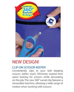 SCISSOR KEEPER (4PK) WITH SWIVEL DESIGN