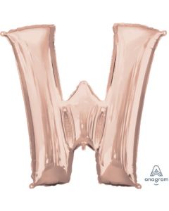 LRG SHP LETTER W ROSE GOLD ANAGRAM 33" (PKG)(D) sale