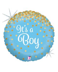 18C GLITTERING IT'S A BOY (HOLO)(PKG)