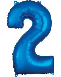 LRG SHP NUMBER MID-SIZE 2 BLUE ANAGRAM 26" (PKG)(D)