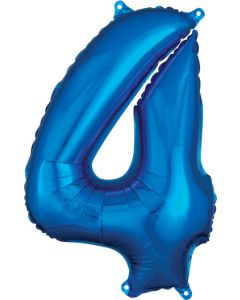 LRG SHP NUMBER MID-SIZE 4 BLUE ANAGRAM 26" (PKG)(D)