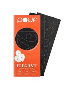 POUF STICKERS ELEGANT NUMBERS BLACK