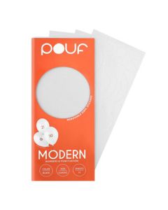 POUF STICKERS MODERN NUMBERS WHITE