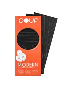 POUF STICKERS MODERN NUMBERS BLACK