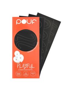 POUF STICKERS PLAYFUL NUMBERS BLACK